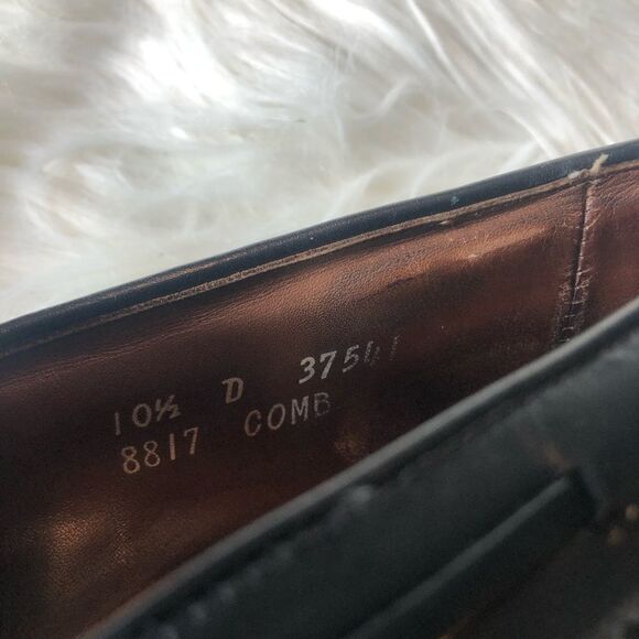 ALLEN EDMONDS BERWICK WINGTIP Tassle SLIP ON LEATHER LOAFER SHOE 10D - Picture 13 of 13